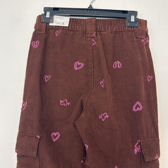 Pacsun Heartbreaker Corduroy Cargo Elastic Waist Pants. Size Small/26. NWT - Picture 12 of 16